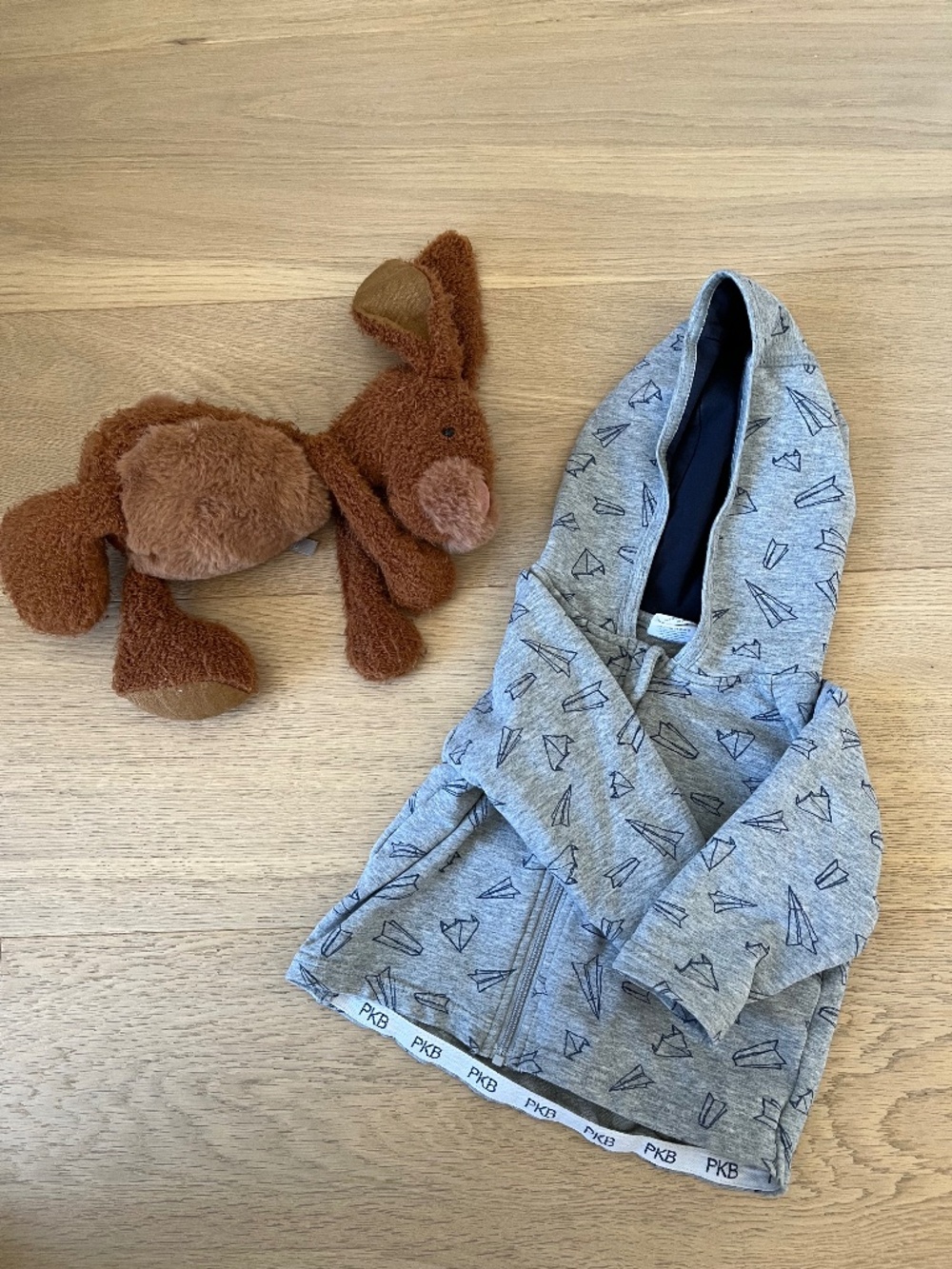 PKB Beans Hoodie,  3-6 months